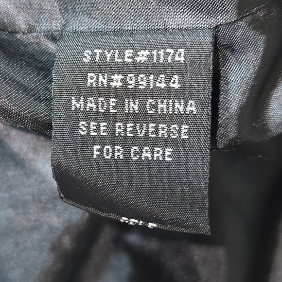 Lapis Houndstooth Blazer Jacket Women's Black White Button Front Size M - Picture 7 of 9